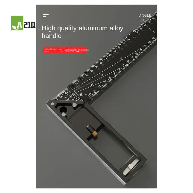 

A21Q -Multi-Angle Measuring Ruler-High Quality Professional Measuring Tool, Universal Combination Angle, 45/90 Degree