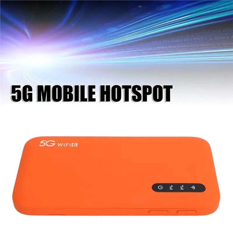 Ingenious-High Speed Wifi6 Dual Band Portable Router 5G Mobile Hotspot Travel SIM Card Slot Support 16 Device Connections