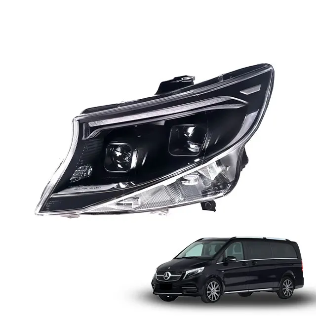 

For Mercedes-Benz Vito V-Class Car Upgrade New High Quality LED Headlights Taillights in White 6500K DRL 12V Base Condition