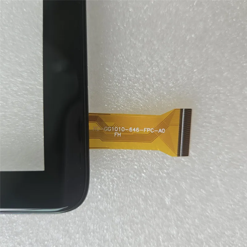 Z ramką 10,1 cala P/N XC-GG1010-646-FPC-A0 Tablet pojemnościowy ekran dotykowy Digitizer czujnik zewnętrzny szklany Panel XC-GG1010-646 — zdjęcie 4
