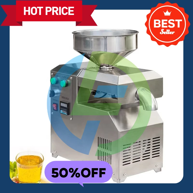 الفولاذ المقاوم للصدأ الصحافة الباردة والساخنة صغيرة صغيرة جوز الهند الزيتون الفول السوداني بذور عباد الشمس بذور الشيا السمسم الجوز الكتان النفط الصحافة