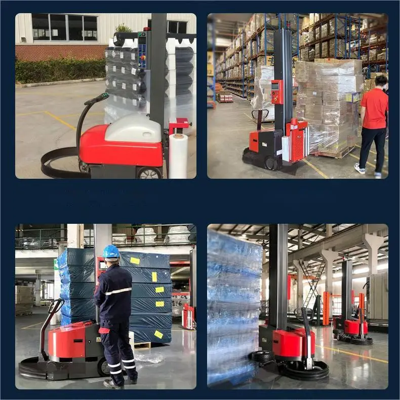 Robotic Stretch Wrapping Machinery Smart Pallet Wrapper Mobile Film Machine Durable Wholesale Factory Direct
