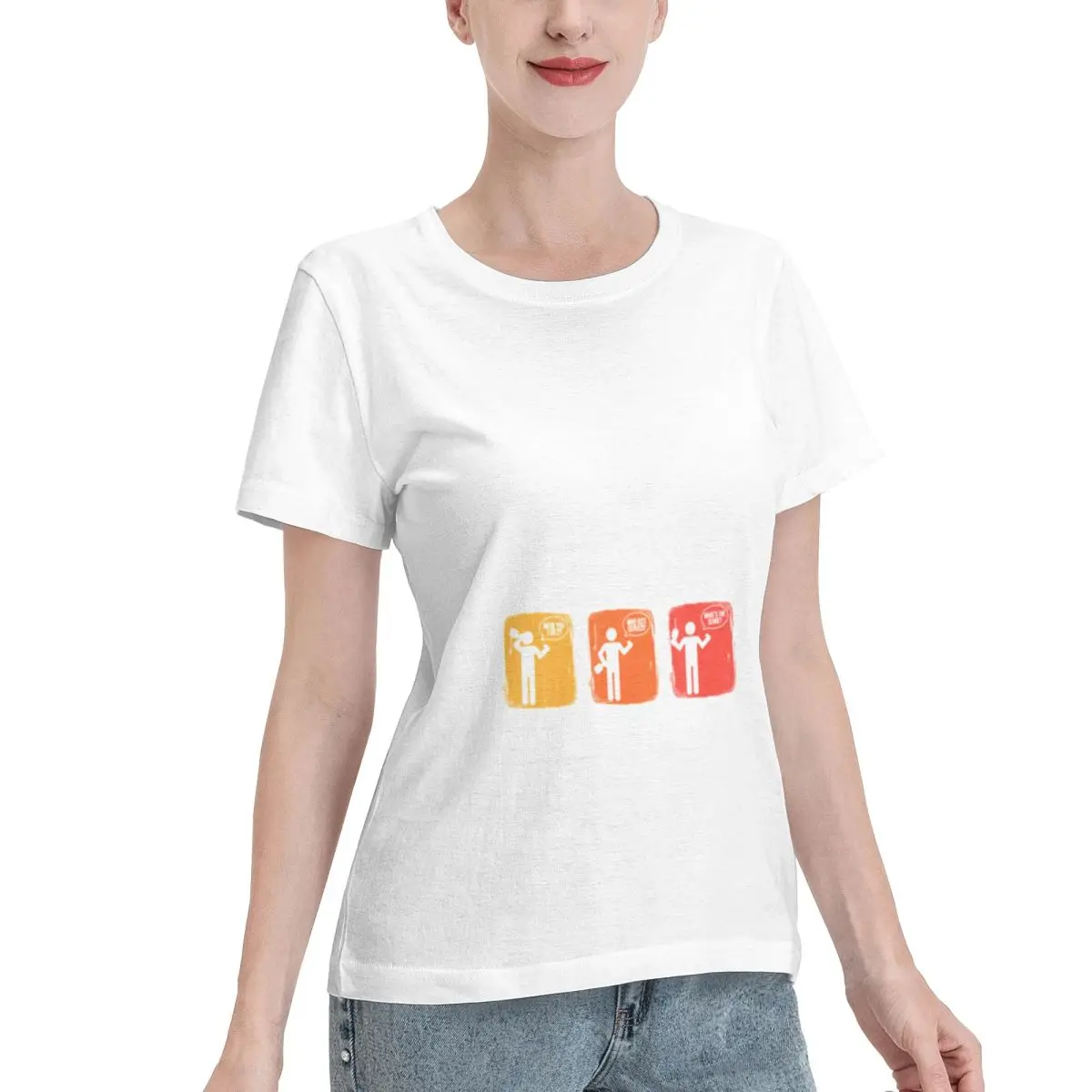 Durable Wear Keep Calm And Pickle On Women's T-shirt Classic Minimalist Tshirt