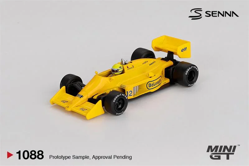 MINI GT 1:64 99T NO.12 Ayrton Senna Monaco Grand Prix Winner 1987 Diecast Model Car