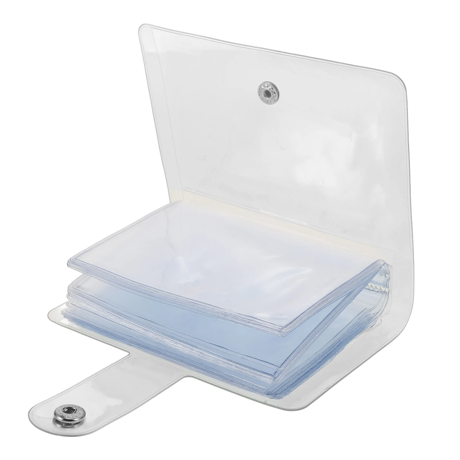 

Compact 3-Inch Pvc Photo Album Mini Business Card Holder Book For Id Cards Small Storage Travel Organizer File Folder