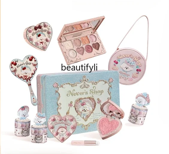 [New Product] Flower Know Full Set of Makeup Gift Box Lip Lacquer Blush Eye Shadow