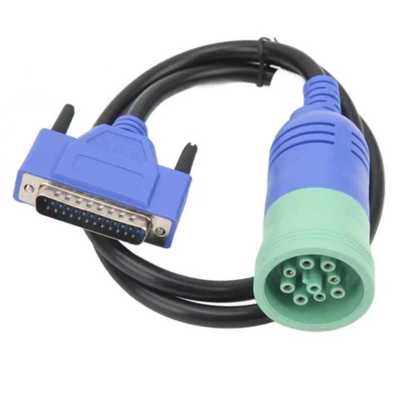 9 Pin + DB 25 Pin Male OBD Main Cable for Holland CNH DPA5 Electronic Service Tools Agriculture Diagnostic Scanner Tool