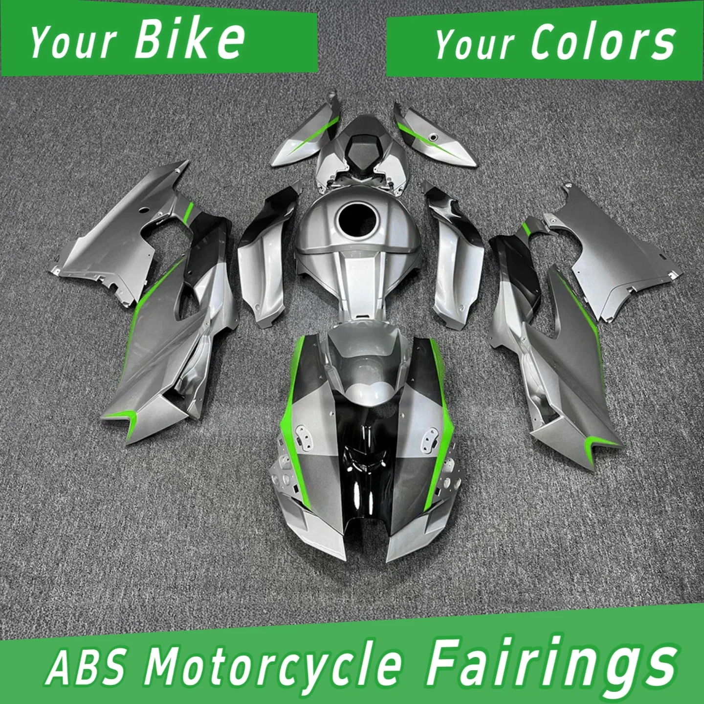 For 2021-2025 KAWASAKI ZX-10R Painted Motorcycle Fairing Cover Set – Injection Molded ABS, Multiple Design Options