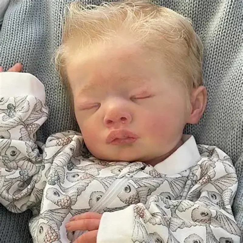 Mika Reborn Doll Kit Nieuwe Collectie 20Inch Onvoltooide Ongeverfd Lege DIY Pop Onderdelen Met Doek Lichaam Collectible Art Doll