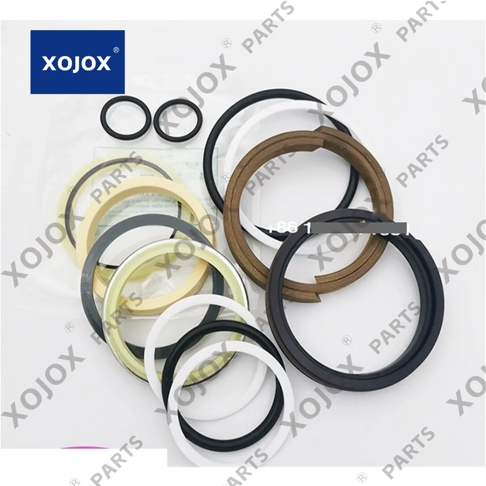 

XOJOX For Excavator PC55MR Boom Arm Bucket Hydraulic Cylinder Oil Seal Repair Kit Stamps