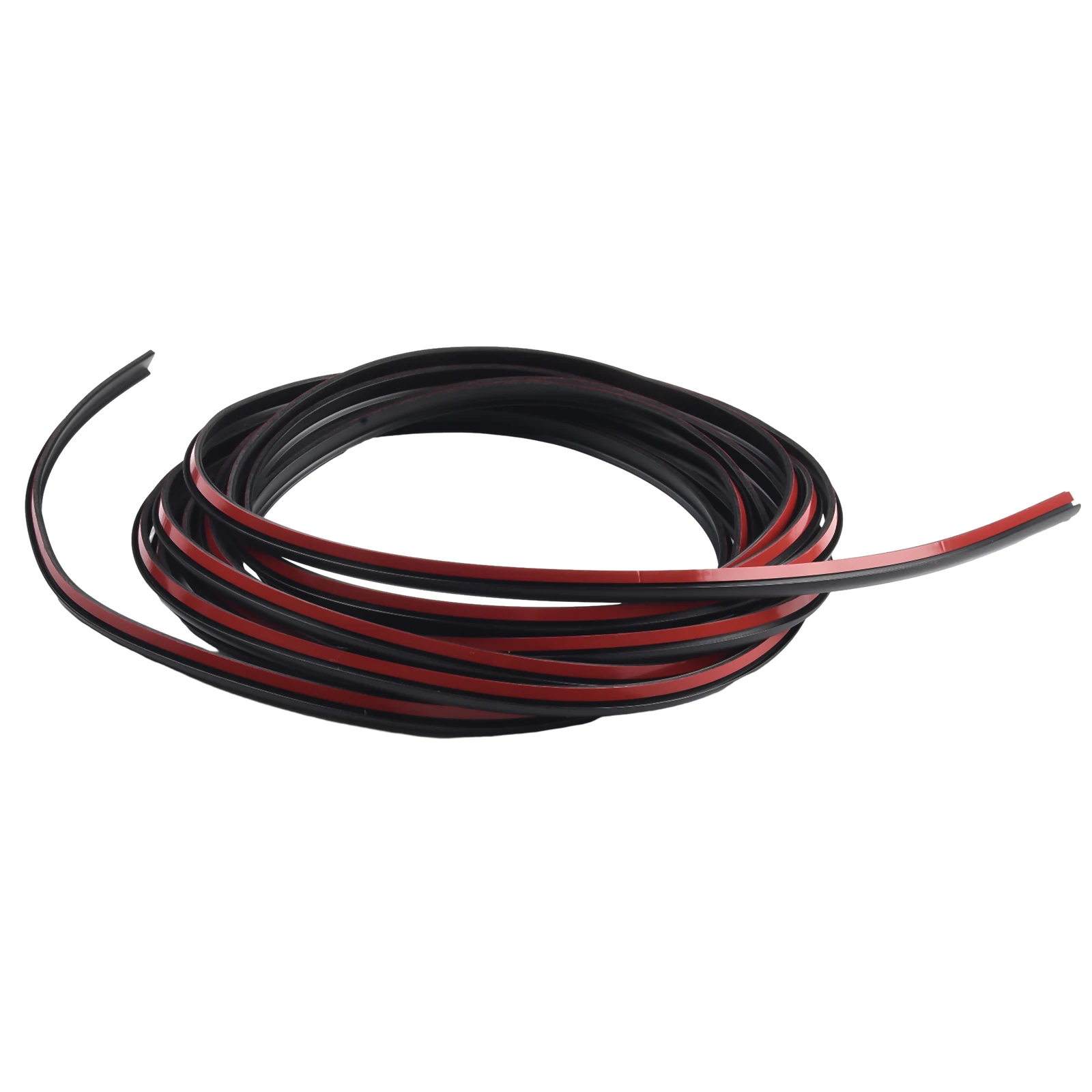 Black Sealing Strip T-Type 5 Meter 5MM*7MM EPDM Trim Vehicle For Car Front Rear Bumper Lip Bumper New Practical