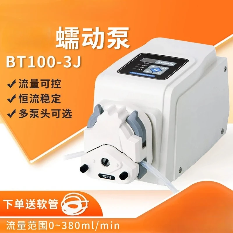 BT100-3J precision large flow, laboratory constant current hose peristaltic pump