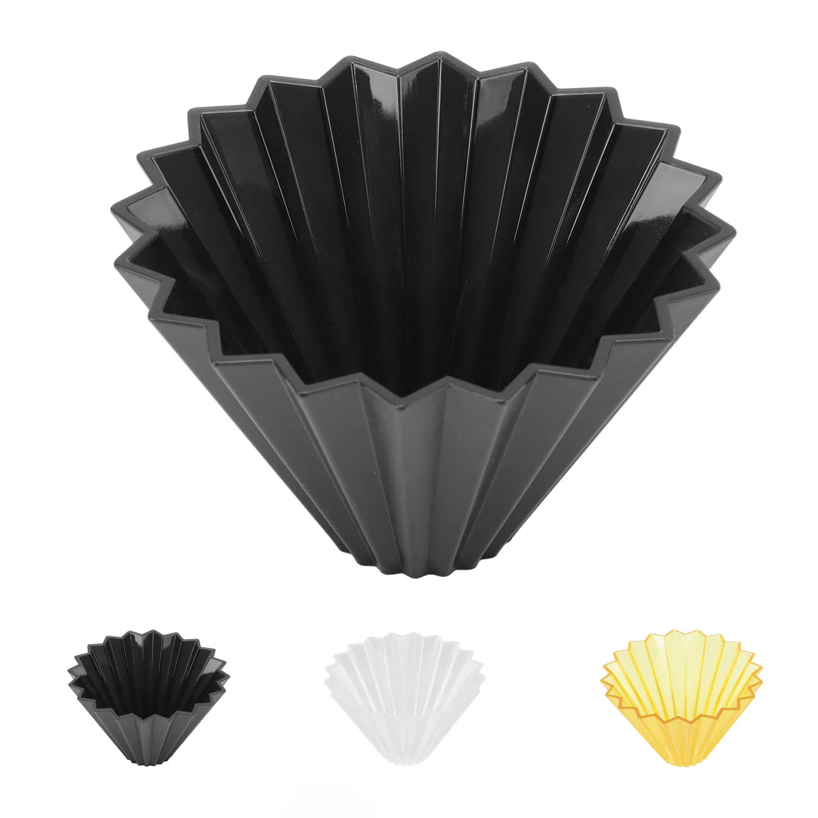 Coffee Filter Cup Coffee Filter Cup Resin Conical Reusable Hand Brewed Coffee Dripper Strainer for Kitchen Resin Coffee Dripper