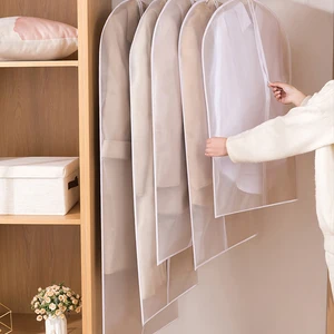 Völlig geschlossener transparenter Kleidungsdeckel mit Reißverschluss, hängende Staubabdeckung, Anzugspeicherbeutel, Hochzeitskleid 8 Hauptverkäufe Kleid - №5