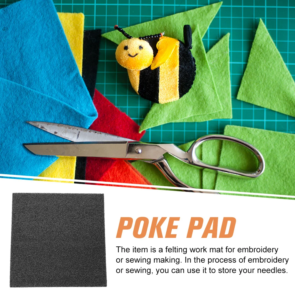 

3Pcs Handcraft Work Mat for Wool Felting Supplies DIY Crafts Felting Tool Cushion Non-Woven Fabric Yarn Projects