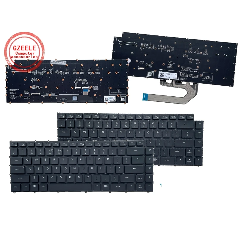

Новая клавиатура для ноутбука DELL Alienware X16 R1 X16 R2 P120F США, черная 0W0XN5 W0XN5 0WH5Y9 WH5Y9