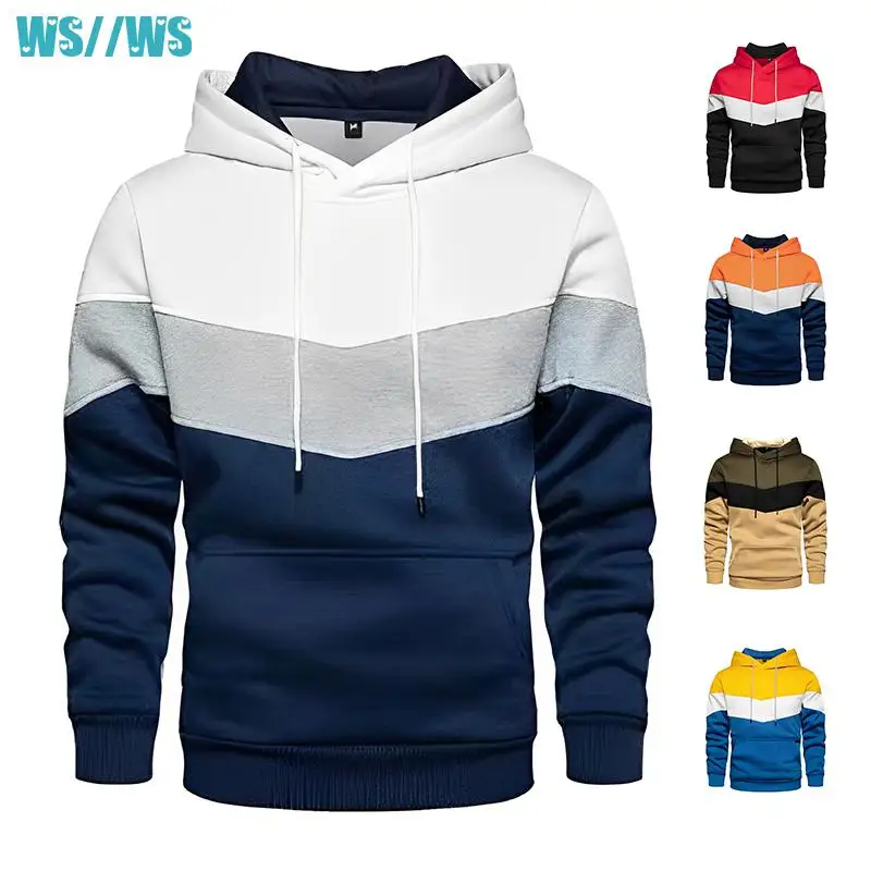 

Men's Hoodie Outdoor Casual Sportswear Street Fashion Men's Fleece Thermal Hooded Sweatshirt Fall Winter Black