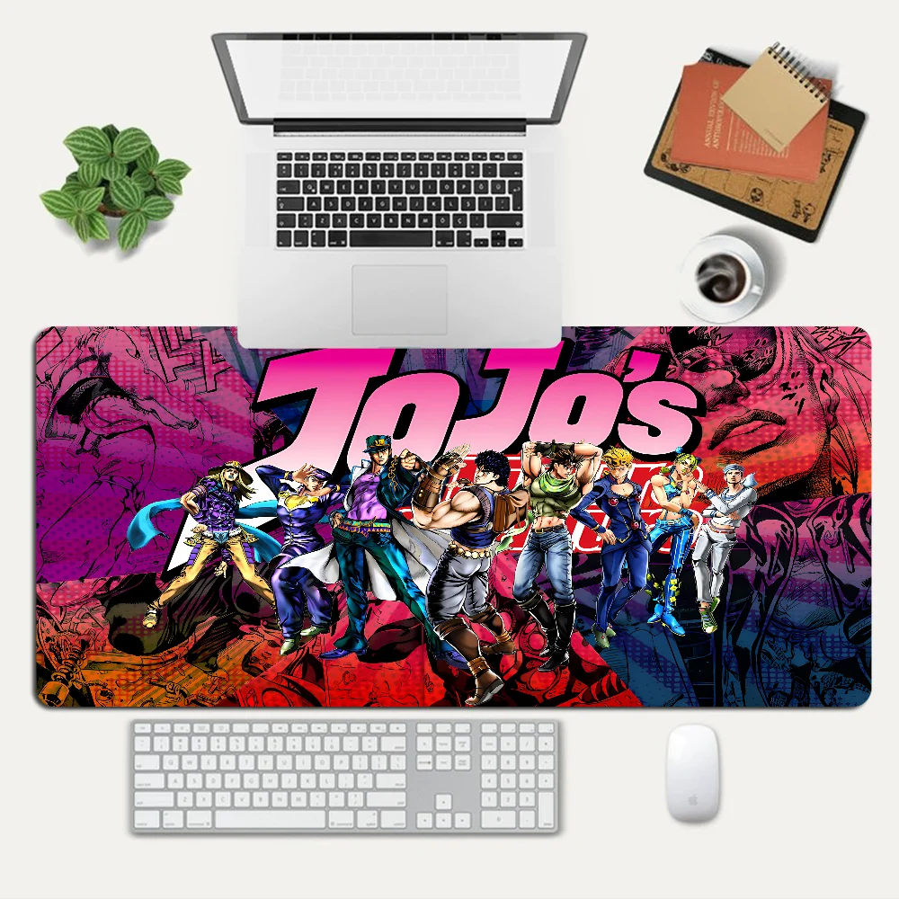 Jojo Bizar Avontuur Muismat Custom Huid Bureaublad Mat Kawaii Gaming Accessoires Studenten Schrijfblok Voor Pc Computer