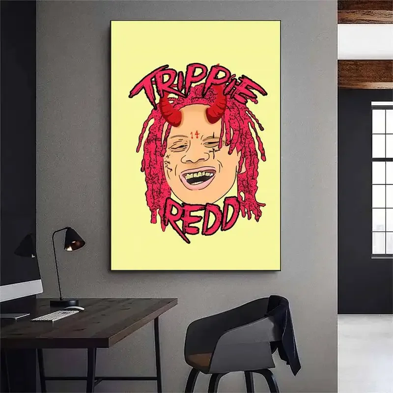 trippie Rapper Singer redd POSTER Poster Prints Wall Pictures Living Room Home Decoration Small