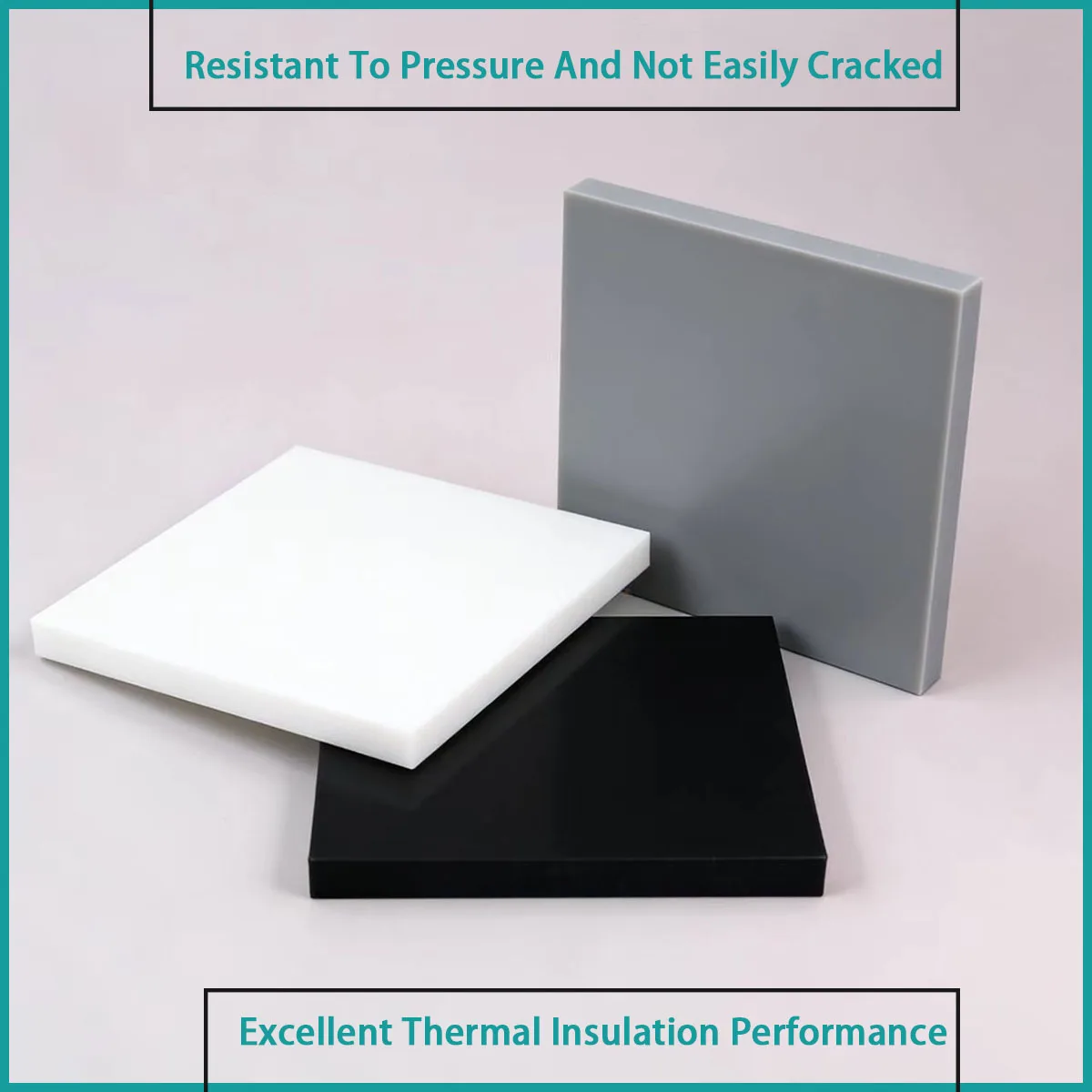 Thickness 2-10mm black/white/gray polypropylene square board for industrial padding, storage padding, equipment enclosures, etc