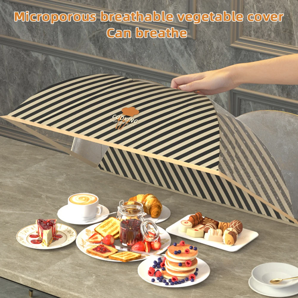 

Foldable Table Food Cover Portable Umbrella-Style Food Cover For Picnic BBQ