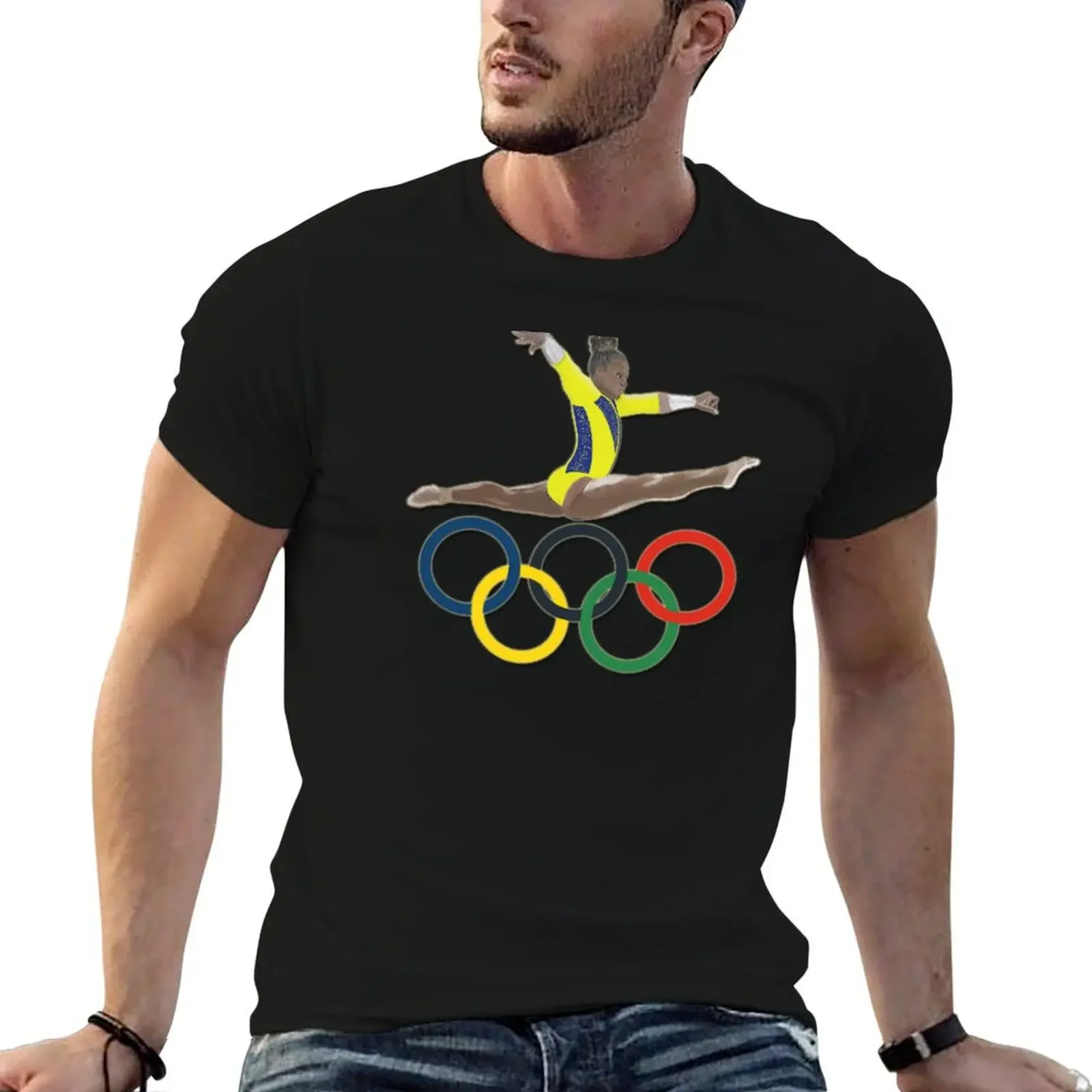 

Rebeca Andrade T-Shirt custom t shirt luxury t-shirt shirts graphic tee shirts graphic tees Men's t-shirt