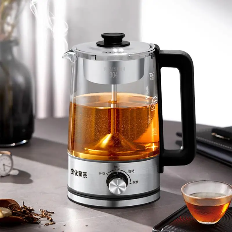 

Large Capaci Glass Tea Boiler Office Personal Use Tea Brewing Device Sprinkling Sle Tea Steng Kettle