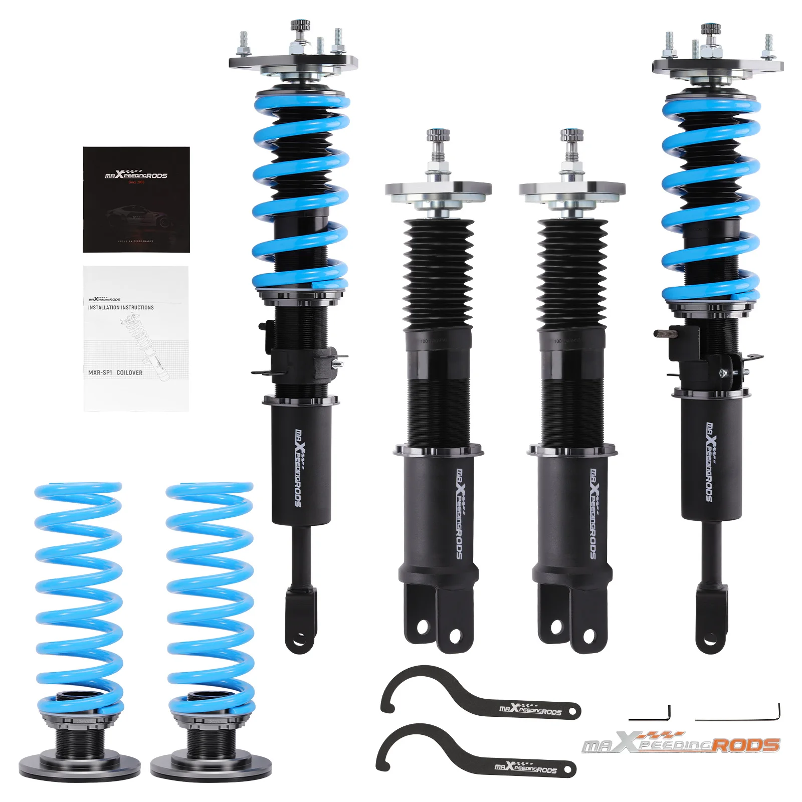 

MaXpeedingrods Coilovers Suspension Kit For Nissan 350Z Infiniti G35 03-07 RWD Racing Coilovers Suspension Kit