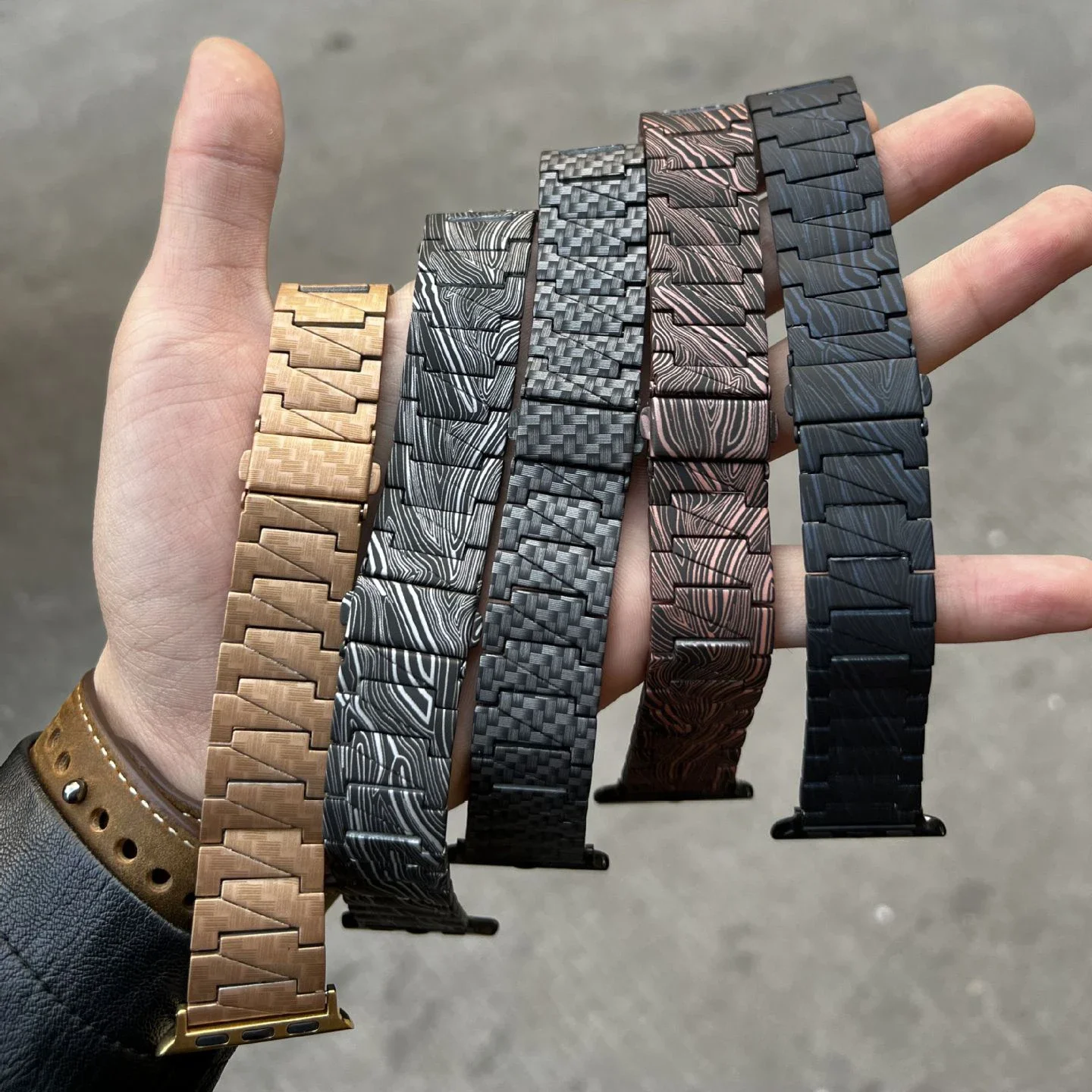 Carbon Fiber Pattern Strap for Apple Watch ultra Band 49mm 8 7 6 5 4 Se 45mm 41mm 44mm 40mm Bracelet Iwatch Series 3 42mm 38mm