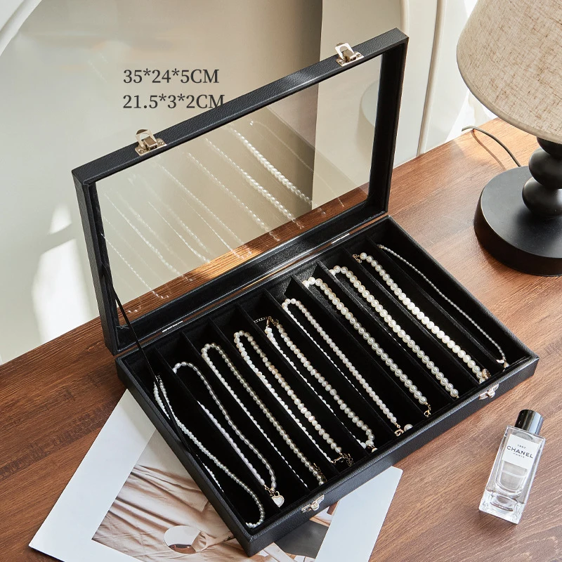 صندوق تخزين مجوهرات جديد عالي الجودة وقلادة من اللؤلؤ الرائع لعام 2025 حاوية أثرية خاصة لعناصر المجوهرات المتميزة #6