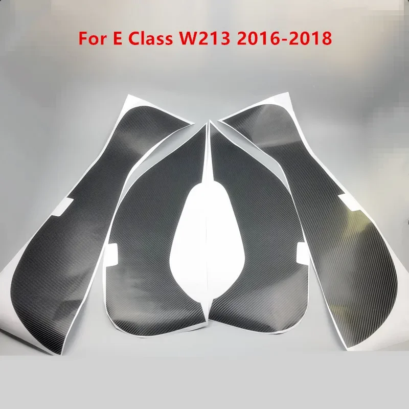 Car Door Anti Kick Pad Protection Mat Carbon Fiber Stickers 4Pcs For Mercedes Benz GLA CLA GLC C Class W205/E Class W213
