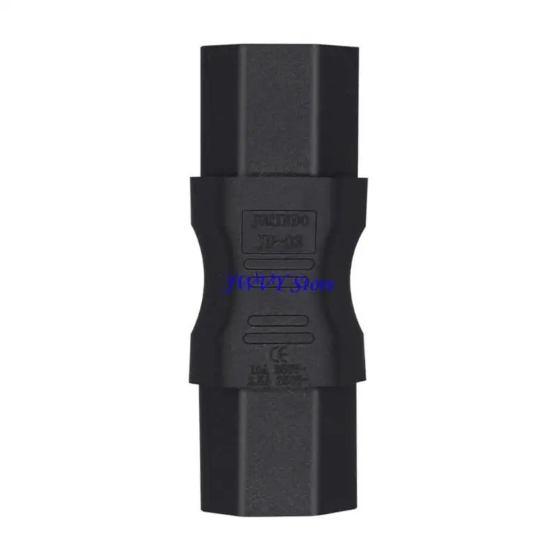 573A Safe PVC Power Outlet Extension Adapter C13 Female to Male for Various Use JD03