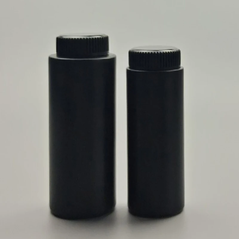 1PC 100ML/150ML Black Talcum Powder Bottle Refillable Cosmetic Powder Dispenser Plastic Powder Container Empty Pots Bottles