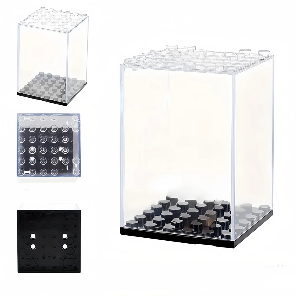 Acrylic Transparent Box, Storage Figurine Model, Dust Cover, Household Storage Shelf, Protective Box, Stepped Display Box view 2