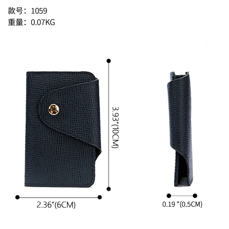 Genuine Leather Keychain Men Women Key Holder Organizer Pouch Cow Split Car Key Wallet Housekeeper Key Case Mini Card Bag Box