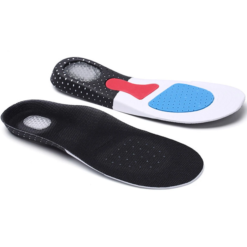 NEW 1 Pair Unisex Insoles Orthotic Arch Support Shoe Pad Gel EVA Shock Absorption Arch Support Breathable Sports Shoe Insoles