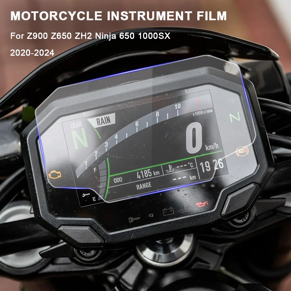 

Motorcycle Instrument Film Anti-scratch Dashboard Screen Protector Accessories For Kawasaki Ninja 650 1000SX Z900 Z650 ZH2 2020
