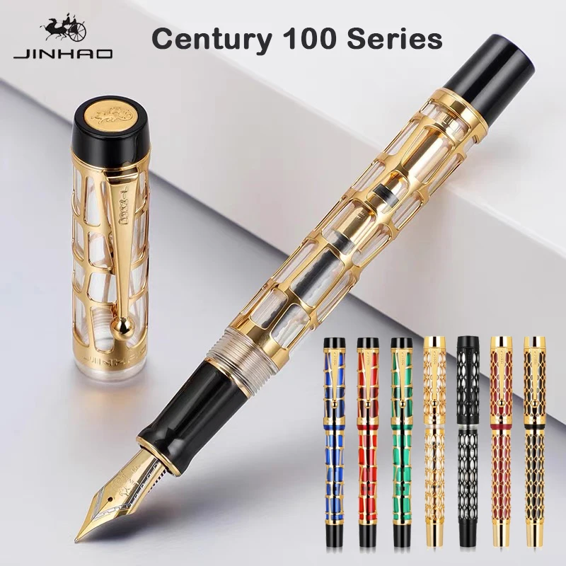 

Jinhao 100 Centennial перьевая ручка Роскошная элегантная каучуковая перо EF/F/M перо каллиграфия технические школьные принадлежности