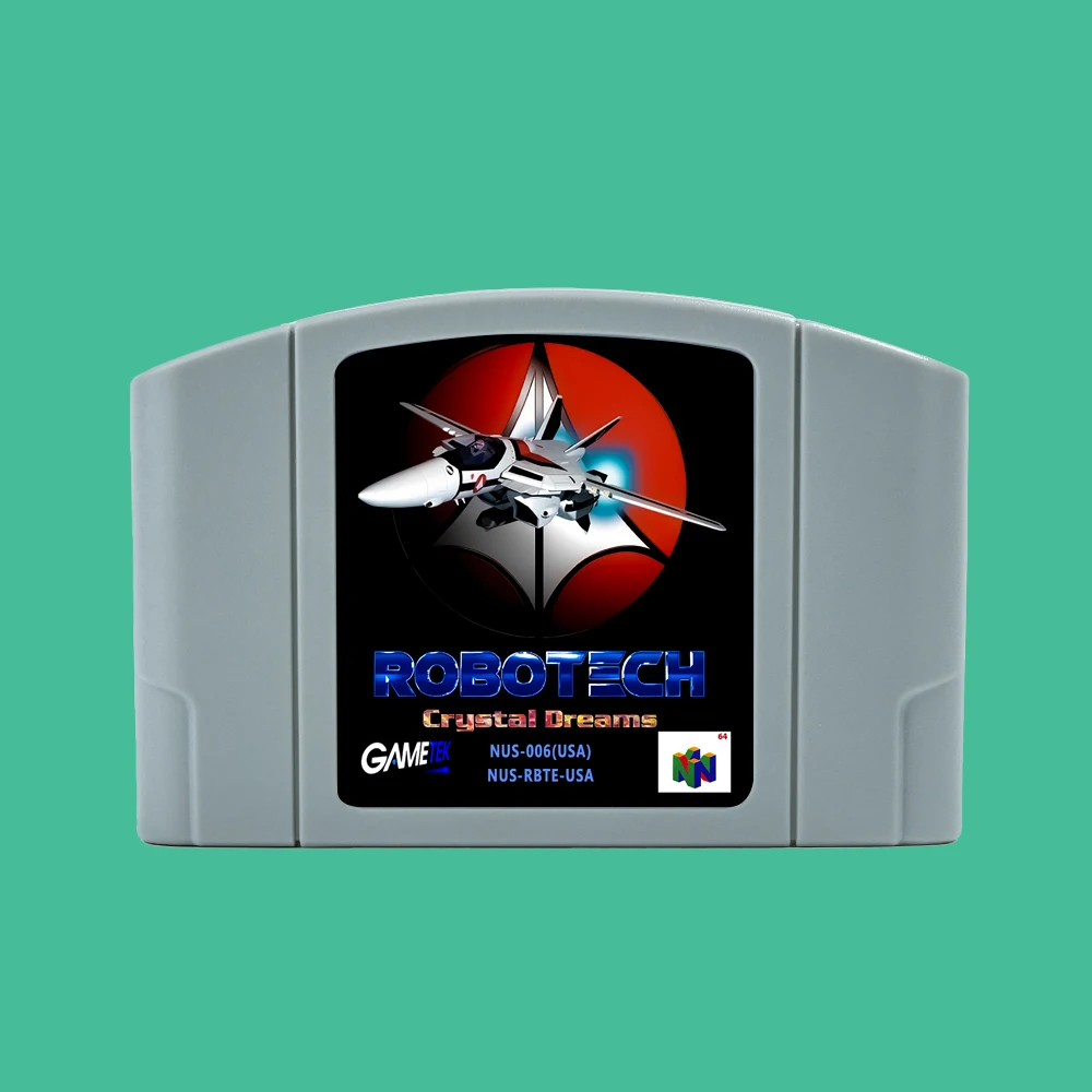 Robotech - Crystal Dreams 64 Bit Game Cartridge USA NTSC version  For N64 Consoles