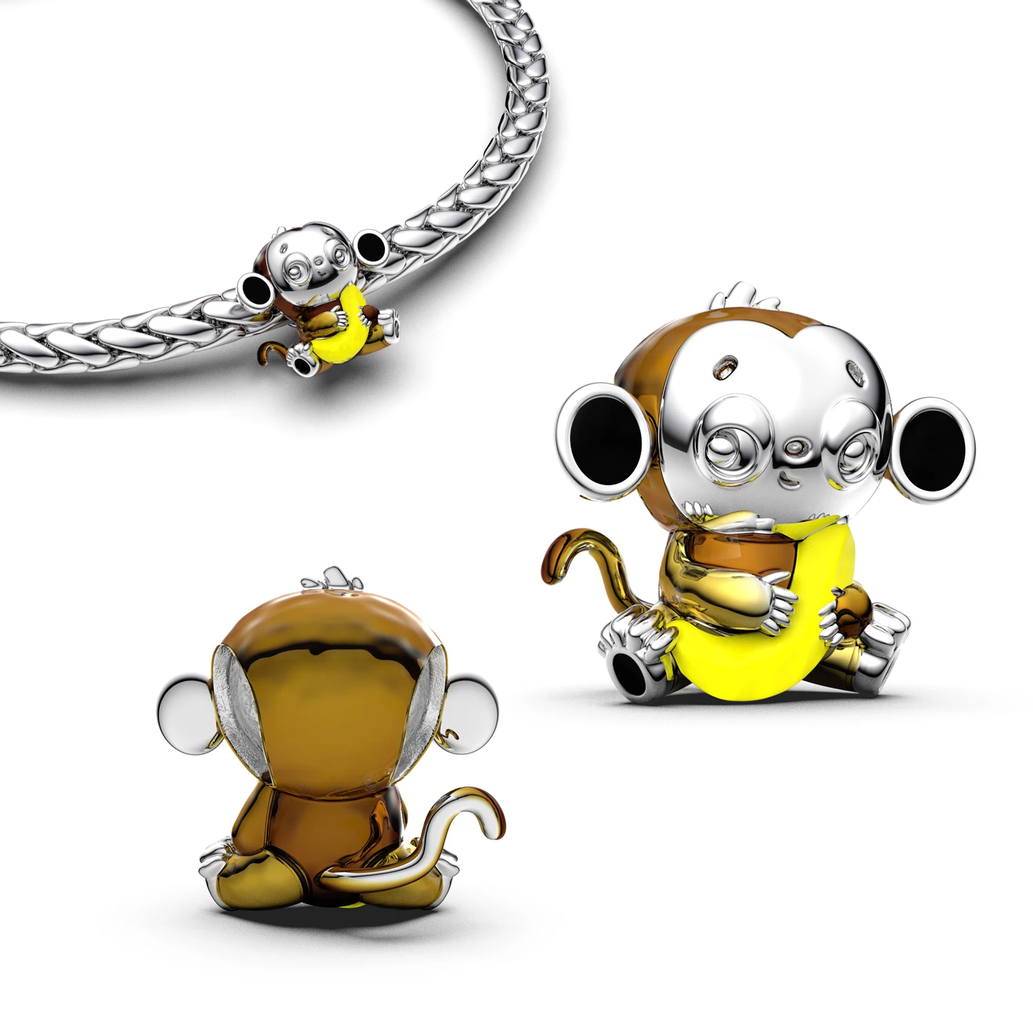 

Italyan Charm Fashion Jewelry Italian Charms Halloween Charms Woman 925 Silver Original Trinket Bracelet Pendant Accessories 925