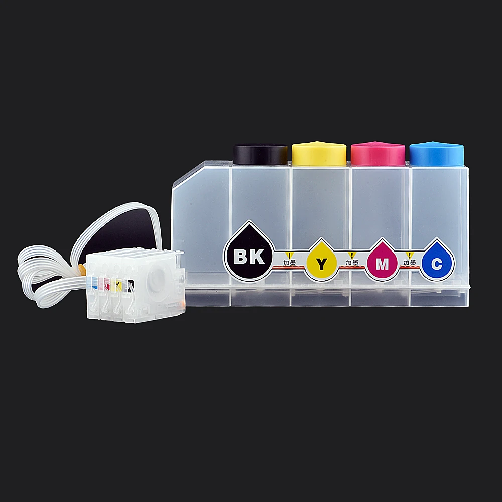 Empty CISS Ink System For HP 7720 4 Colors ink cartridge with Permanent Chip for HP7730 7740 8210 8216 8710 8715 8720 printer