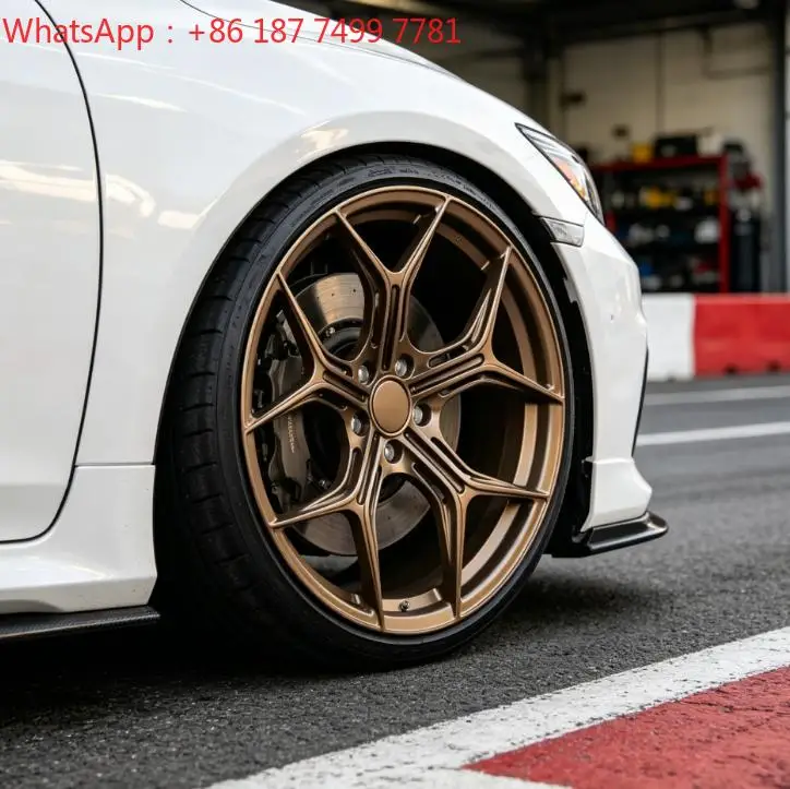 19-24 Inch 5x112 5x120 5 Spoke Deep Concave High Performance Monoblock Forged Alloy Wheel Rims Universal Sport Wheels