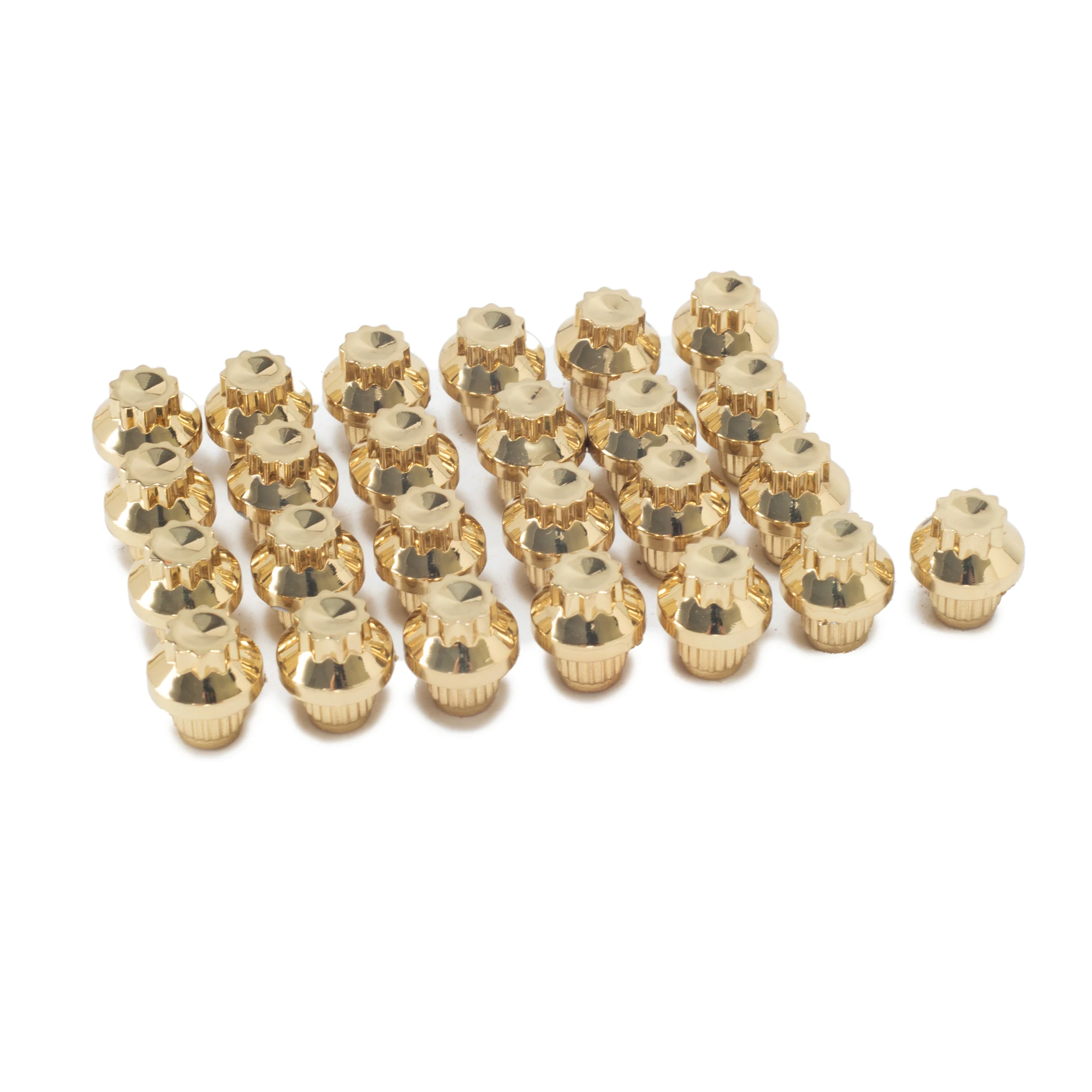 CFPerformance 25/100 Stück 7,5mm/0,3" Kappe Lippe Schraubbolzen Reifen Auto-Rad-Dekoration Nieten Räder Reifen Teile Außenzubehör – Detail 8