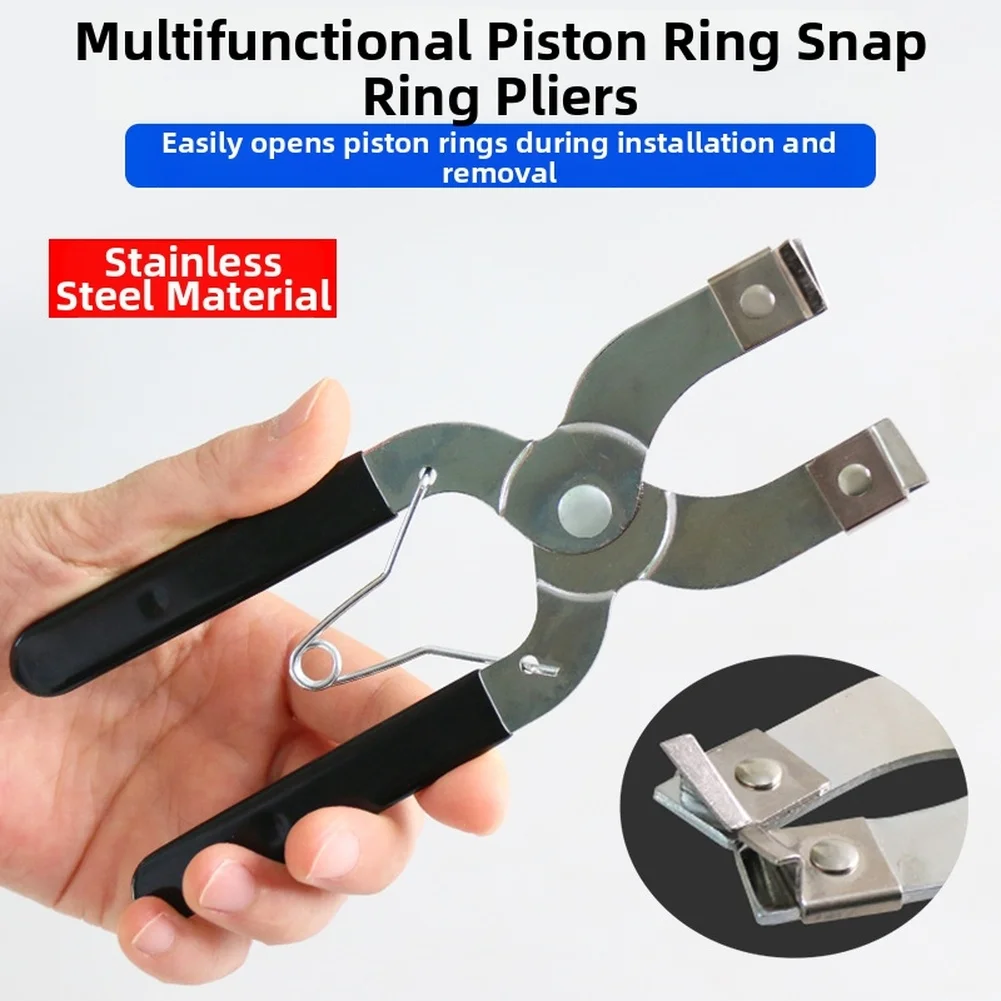 Pince à segments de piston en acier inoxydable avec ouverture de 4 cm pour l'installation et le démontage des ressorts de tension sur les voitures
