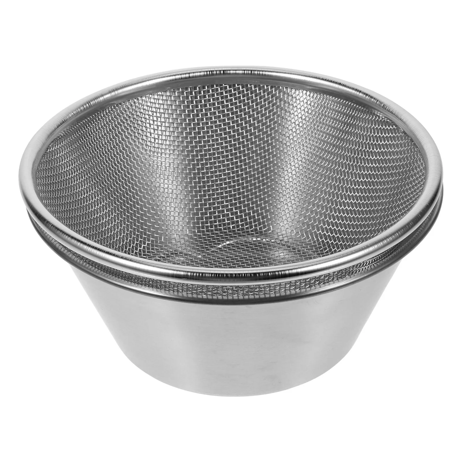 

1Set Stainless Steel Draining Basket Rice Colander Multifunctional Food Strainer Basin Fruit Vegetable Cleaner Kitchen Mesh