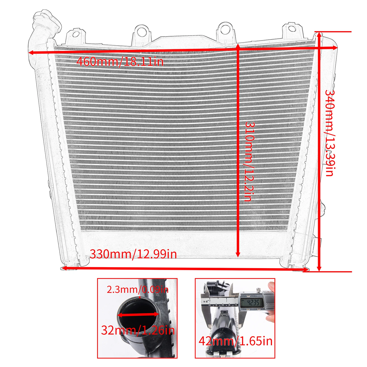 

Motorcycle Engine Radiator Water Cooling Cooler For BMW S1000 RR R XR S1000R S1000RR S1000XR Accessories CNC Aluminium 2019-2023