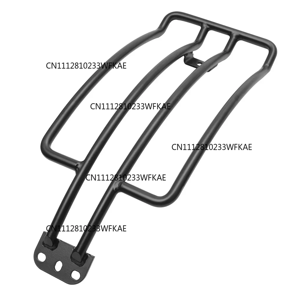 Motorcycle Gloss Black & Matte Black Rear Solo Seat Luggage Rack Support Shelf For BMW R18 2020 2021 2022