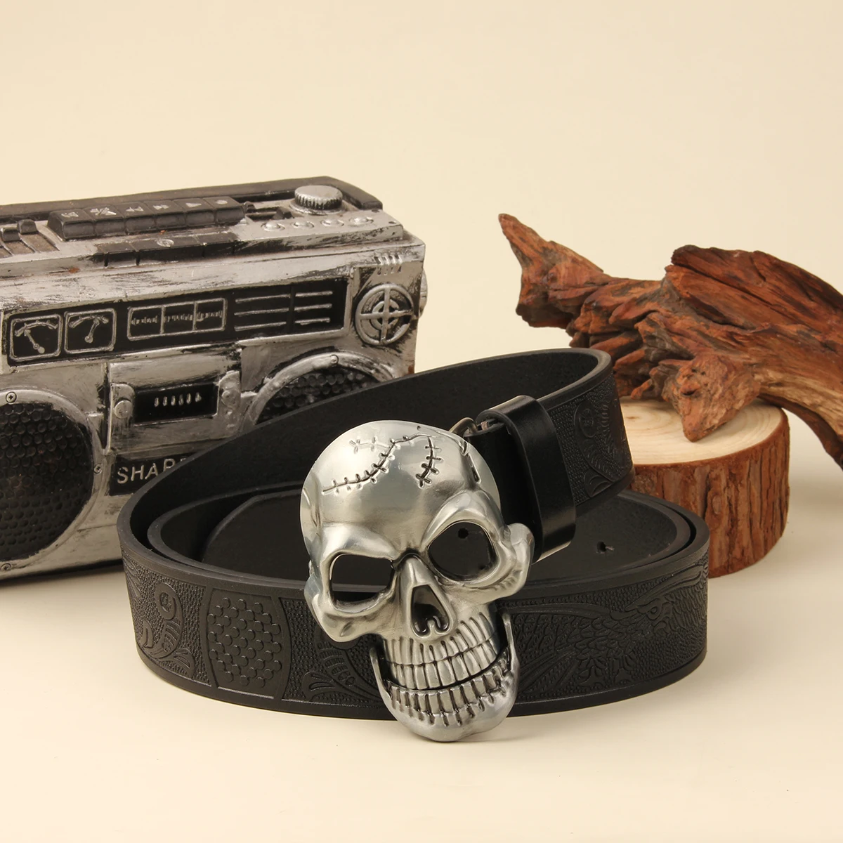 Мужской и женский декор в готическом стиле, панк, череп, ленивый пояс, поясной ремень, готический Harajuku, Лолита, косплей, вечерние пояс, подарок Ceinture