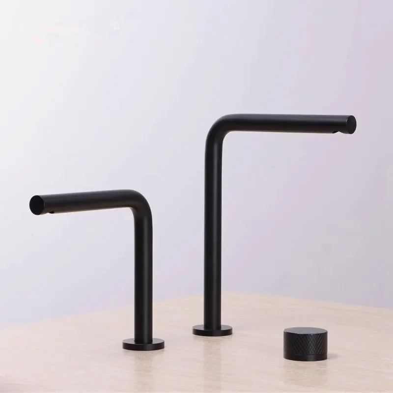 Brushed Gold Bathroom Faucet two holes Gun Grey Basin faucet Sink faucet sink tap Nickel widespread Black basin Tap