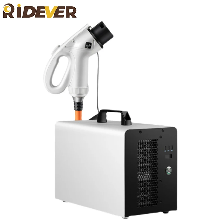 Ridever Dc Charger Ev Ac 220V DC 750V 7Kw 0-11Ah Portable Charging Set Ev Dc Fast Charger